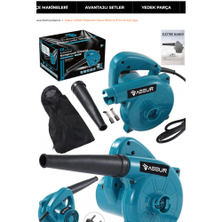 Profesyonel MODEL:BL11 Hava Üfleme Makine Körük - Kompresör 450W Üfleme Hız = 0.26M3 / Dak. A