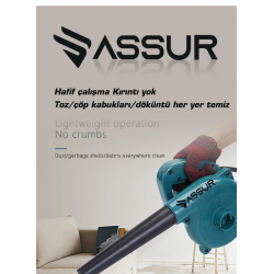 Profesyonel MODEL:BL11 Hava Üfleme Makine Körük - Kompresör 450W Üfleme Hız = 0.26M3 / Dak. A