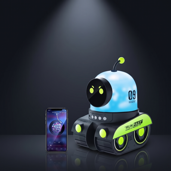 Castu MSZ-003 Blue Inter Starry Akıllı Robot Astronot Galaksi Projektörü ve Yıldız Gece Lambası