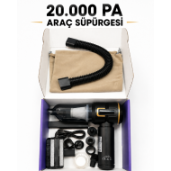 Castu CS85 Plus Max Şarjlı Araç Süpürgesi 20.000 Pa 35.000 RPM Kömürsüz Motor 4'ü 1 Arada