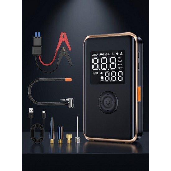 CASTU CS71 PLUS MAX 12000 mAh AKÜ TAKVİYE CİHAZI (JUMP STARTER)