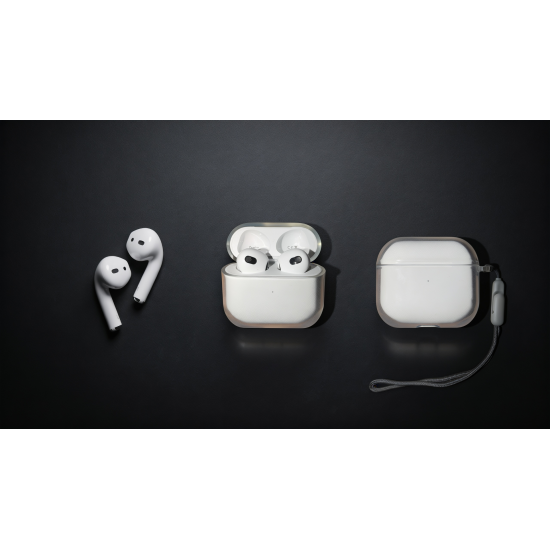 CASTU LS B2093 TWS Bluetooth Kulaklık MagSafe Şarj Kutulu Kablosuz Kulaklık Beyaz