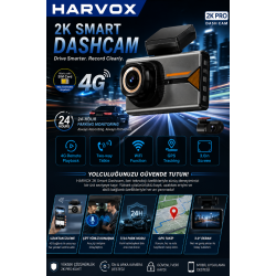 HARVOX 2K SMART 4G ARAÇ KAMERASI