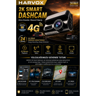 HARVOX 2K MAX 4G Akıllı Araç Kamerası