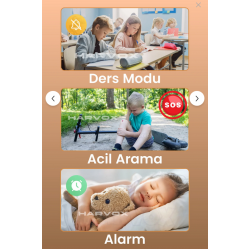 HARVOX HX Kids 4G Pro Sim Kartlı Gps Akıllı Çocuk Saati Konum Takibi Arama Konuşma 4G Destekli