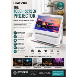 HARVOX Dokunmatik Akıllı Projeksiyon Cihazı