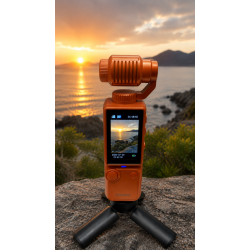 4K UHD Gimbal Kamera 32GB Hafıza Kartlı Tripodlu El Kamerası Video Kayıt Vlog Seyahat Kamerası