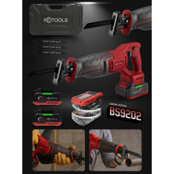 RETOOLS BS9202 BORDO ŞARJLI TİLKİ KUYRUĞU TESTERE