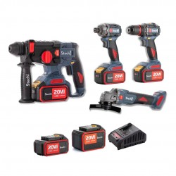 STECH-END Akülü 4'lü Set 20V SXS401