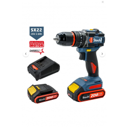 sTech Stechend SX22-2X4.0 Akülü Kömürsüz Darbeli Matkap 20V 4.0Ah 60Nm