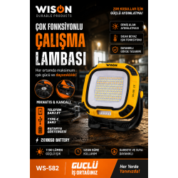 WISON WS-582 Çok Fonksiyonlu Çalışma Lambası
