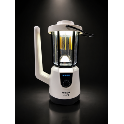 WISON WS-9595 Şarjlı El Feneri Kamp Lambası 5W Type-C Şarjlı Powerbank Özellikli 3 Modlu LED Kamp Feneri