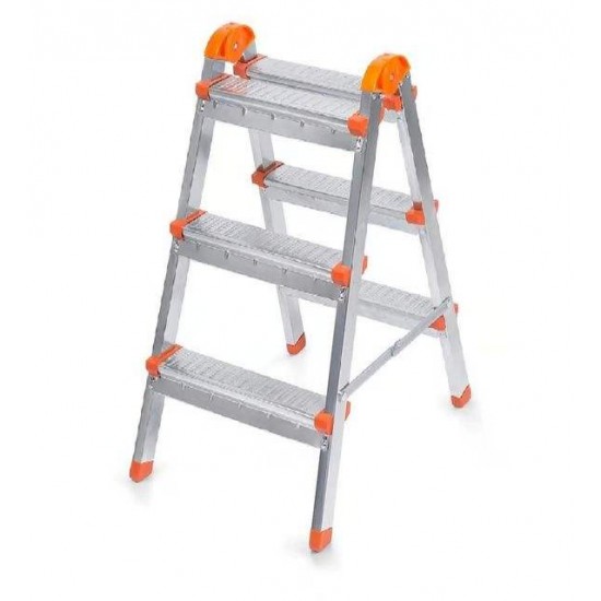ALÜMİNYUM ÇİFT ÇIKIŞLI 3 BASAMAKLI MERDİVEN(68 CM) (ACCM.01)