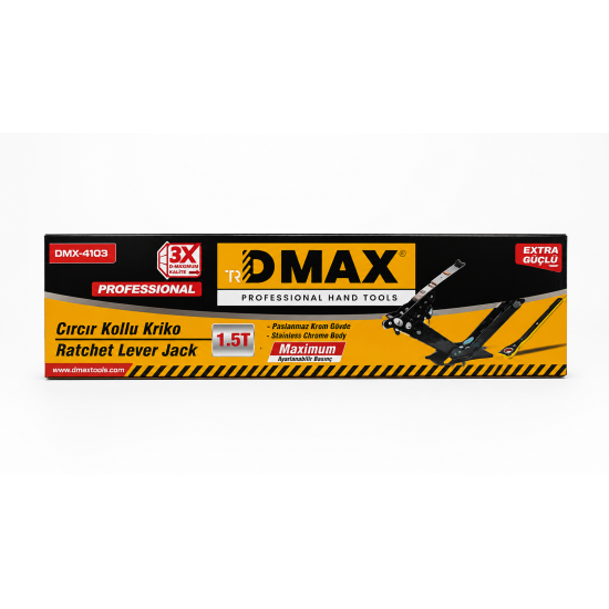 DMAX DMX-4103 1.5 Ton Cırcır Kollu Kriko