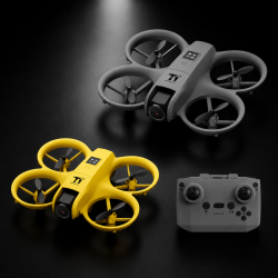 Airvolt INT-T1 Katlanabilir HD Kameralı Drone WiFi FPV Sabit İrtifa Başsız Mod 360° Takla Şarjlı Uzaktan Kumandalı Drone