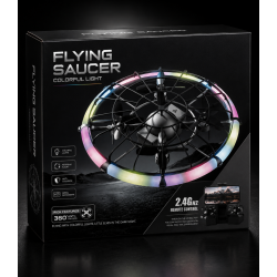 Airvolt INT-M18 Colorful Light Katlanabilir LED Işıklı Drone 2.4GHz 360° Takla 6 Eksen Jiroskop Şarjlı Uzaktan Kumandalı Drone