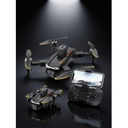 Airvolt JS26H Çift HD Kameralı Fırçasız Motorlu Akıllı Katlanabilir Drone (Siyah)