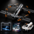 Airvolt INT-AE22 Katlanabilir HD Kameralı Drone WiFi FPV Optik Akış Sabit İrtifa 360° Takla Şarjlı Drone