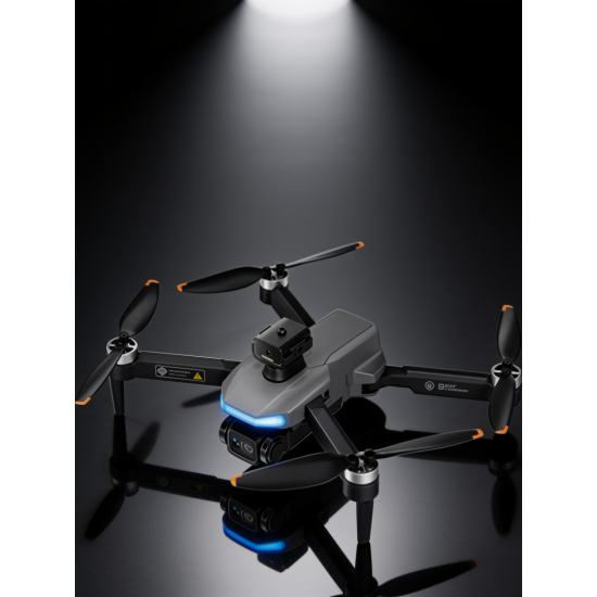 Airvolt INT-M104 Katlanabilir Kameralı Akıllı Engel Sensörlü Drone (Koyu Gri)