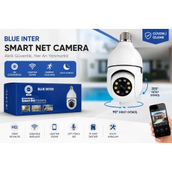BLUE INTER Smart Net Camera E27 Akıllı Wi-Fi Ampul Kamera