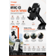 Linkage LKH-31 Araç İçi Telefon Tutucu Vantuzlu 360° Döner Dashboard & Cam Telefon Standı