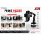 TORIMA JX-028 Güçlü Mıknatıslı Araç İçi Telefon Tutucu 360° Döner Manyetik Telefon Standı
