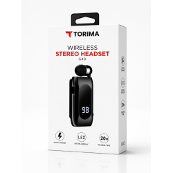 TORIMA G40 Kablosuz Bluetooth Kulaklık LED Göstergeli Şarj Kutulu