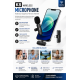 K8 Kablosuz Yaka Mikrofonu Type-C Akıllı Telefon Uyumlu Wireless Mikrofon