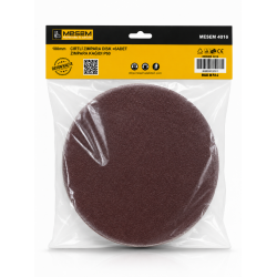 MESEM 4016 180 mm Cırtlı Zımpara Disk Seti P60 6 Adet Zımpara Kağıtlı