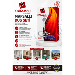 Karamsu Mafsallı Duş Seti