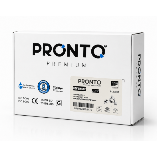 PRONTO Premium Banyo Bataryası ve Duş Seti
