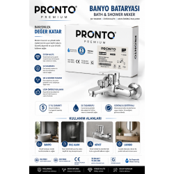 PRONTO New Simone Kuğu Lavabo Bataryası