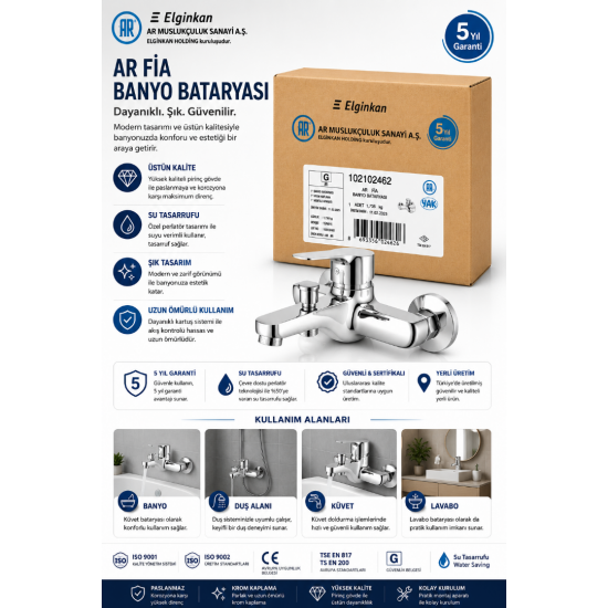 AR Fia Banyo Bataryası