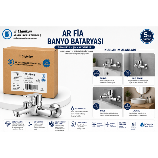 AR Fia Banyo Bataryası