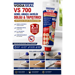 VODASEAL VS700 Genel Amaçlı Akrilik Dolgu & Yapıştırıcı Beyaz