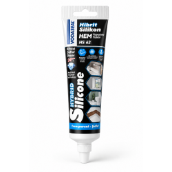 VODASEAL HS62 Hibrit Silikon Şeffaf – Yapıştırıcı & Yalıtım Silikonu