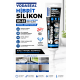 VODASEAL HS62 Hibrit Silikon Şeffaf – Yapıştırıcı & Yalıtım Silikonu