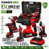 Kimmeer Plus 21V 6’lı Akülü Set | Matkap –3 işlevli Hilti – Spiral – Testere – Bağ Makası – 450 Nm