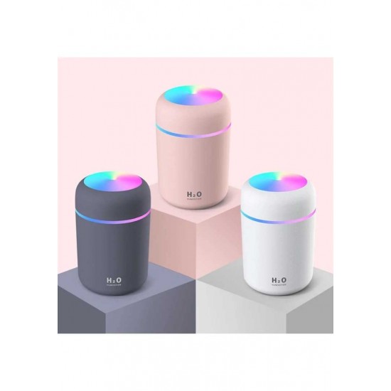 Torima H2 30-45 ml Ultrasonik Renkli Hava Nemlendirici Buhar Makinesi ve Aroma Difüzörü Beyaz