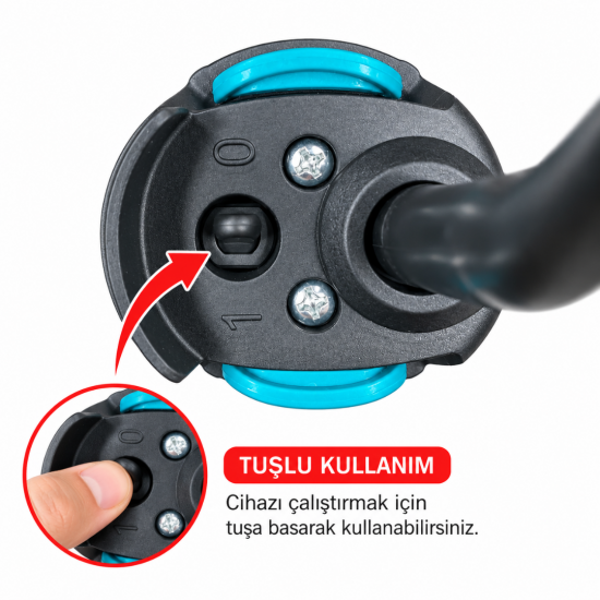 Kimmeer Plus KM-03T 125 mm Elektrikli Avuç Taşlama Spiral Makinesi