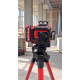 Kimmeer Plus 360° 16 Çizgili Yeşil Lazer Metre Terazi Otomatik Hizalamalı Tripodlu Set