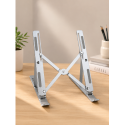 Ayarlanabilir Katlanabilir Alüminyum Laptop Standı Masaüstü Notebook Yükseltici Ergonomik Bilgisayar Tutucu