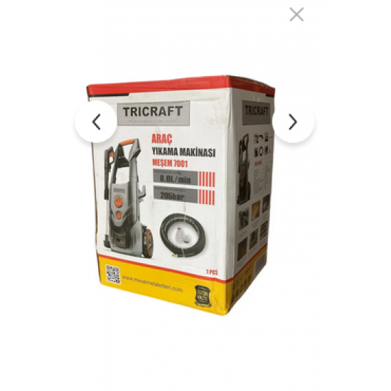 Tricraft Oto Yıkama Makinesi 205BAR KOD:7001