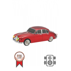  Torima Bluetooth Hoparlör Retro Araba Tasarımlı Speaker WS-596 Kırmızı