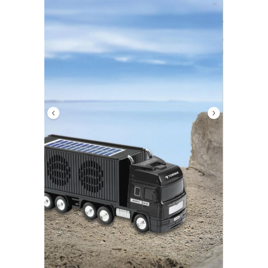 Torima Bluetooth Hoparlör Tır FM AUX USB Güneş Enerjili Speaker D45 Siyah