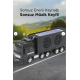 Torima Bluetooth Hoparlör Tır FM AUX USB Güneş Enerjili Speaker D45 Siyah