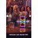 Torima Bluetooh Hoparlör Mikrofonlu Led Işıklı Parti Speaker D78 Gri