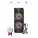 Torima D28 Siyah RGB Işıklı Mikrofonlu Kumandalı USB/TF/BT/FM/AUX Bluetooth Hoparlör