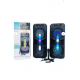 GTS-1702 Taşınabilir  Bluetooth Mikrofonlu RGB Işıklı 8X2 inç Hoparlör Fm Radyo Usb Tf kart