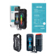 GTS-1702 Taşınabilir  Bluetooth Mikrofonlu RGB Işıklı 8X2 inç Hoparlör Fm Radyo Usb Tf kart